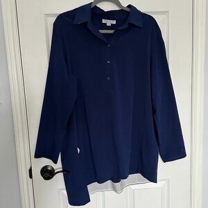 Tracy Moore by Freda’s Navy Blouse – Size XL